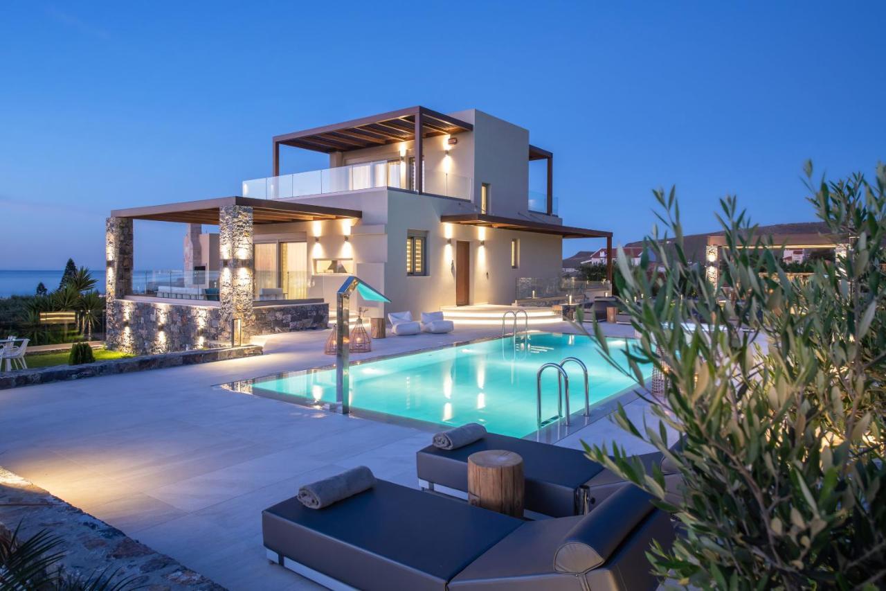 Kymo Instyle Villa - Sea View Private Pool Jacuzzi Kokkini Hani Ngoại thất bức ảnh