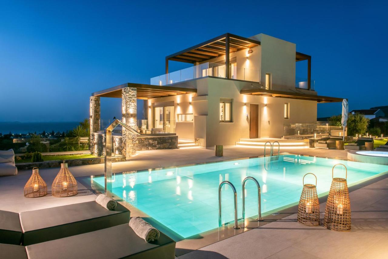 Kymo Instyle Villa - Sea View Private Pool Jacuzzi Kokkini Hani Ngoại thất bức ảnh